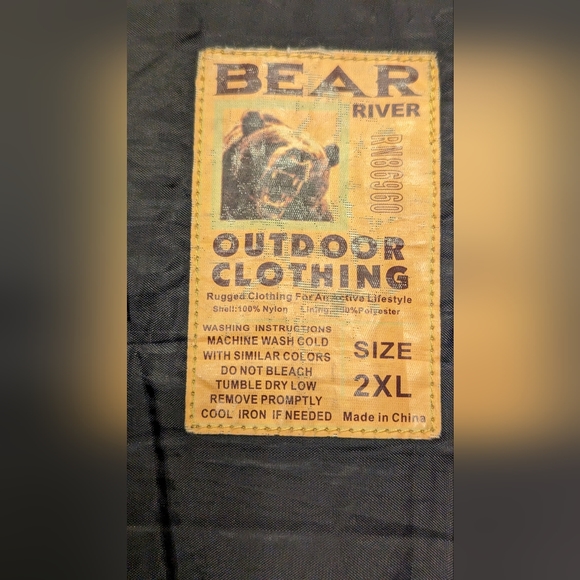 Bear River Men's packable Vest Dark Blue Quilted Full Zip Outdoors Men's sz 2XL - Picture 5 of 5